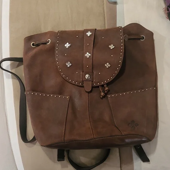Brand New Patricia Nash suede backpack - Picture 2 of 5